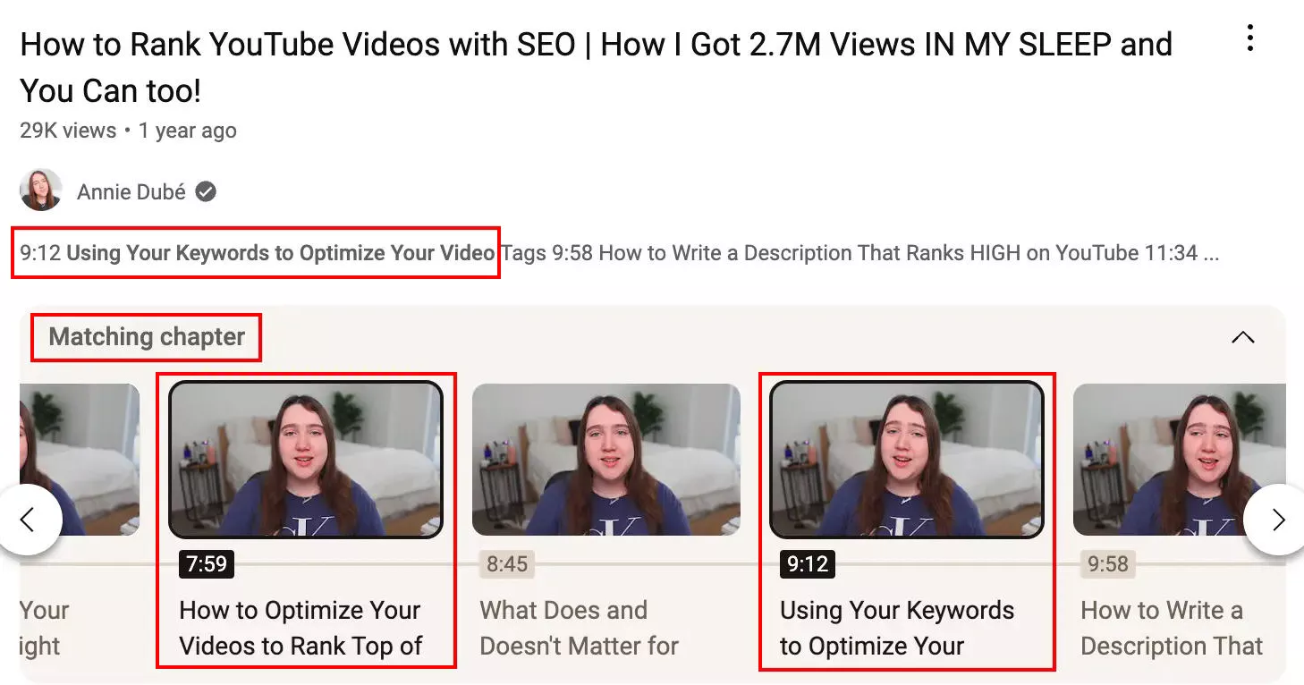 YouTube search results Secret